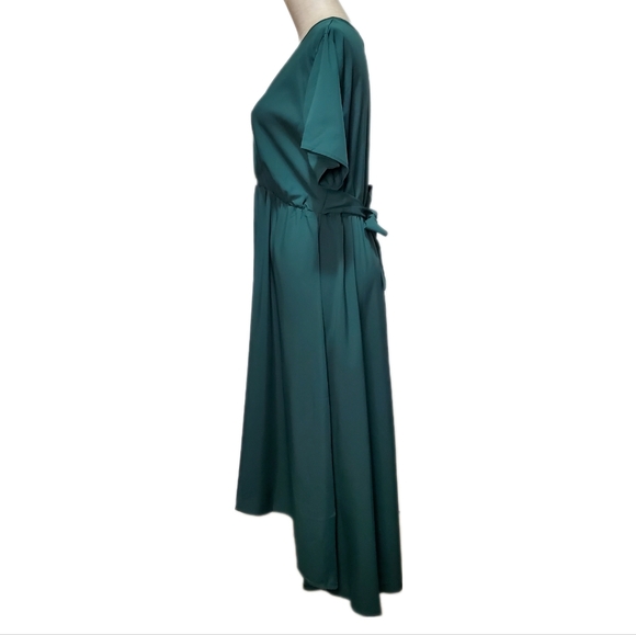 KOJOOIN Women's NWT Green Dress Sz L - Picture 2 of 5